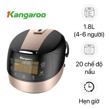 Nồi cơm điện tử Kangaroo KG18DR8 1.8L