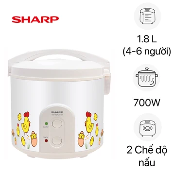 Nồi cơm điện nắp gài Sharp KS-183TJV