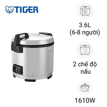 Nồi cơm điện nắp gài Tiger JNO-B36W