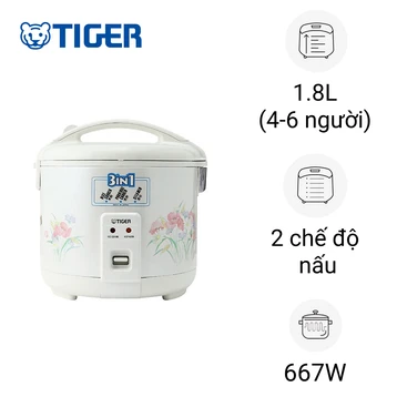 Nồi cơm điện nắp gài Tiger JNP-1803-FF