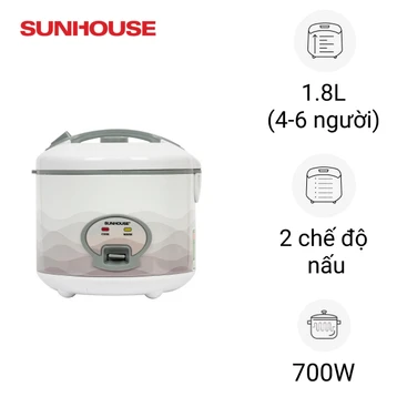 Nồi cơm điện 1.8L Sunhouse SHD8602