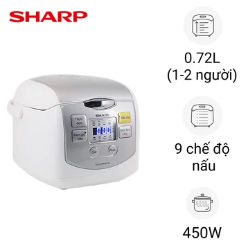 Nồi cơm điện tử Sharp KS-COM08V-SL