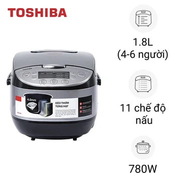 Nồi cơm điện tử 1.8L Toshiba RC-18DR2PV