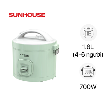 Nồi cơm nắp gài Sunhouse 1.8 lít SHD8665B