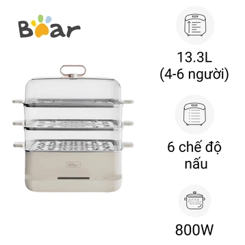 Nồi hấp Bear SB-NH12L 12 lít