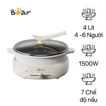 Nồi lẩu nướng đa năng Bear DHG-C40T1