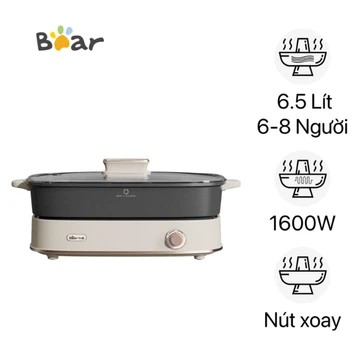 Nồi lẩu hai ngăn Bear DHG-D65A1 6.5L