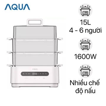Nồi hấp lẩu đa năng Aqua ASMC-ES101(W)