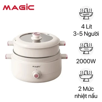 Nồi lẩu hấp hơi thuỷ nhiệt Magic A-091