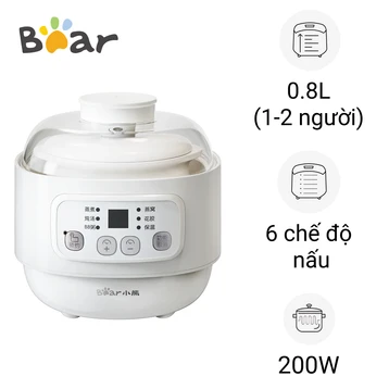Nồi nấu chậm Bear DDZ-A08T8