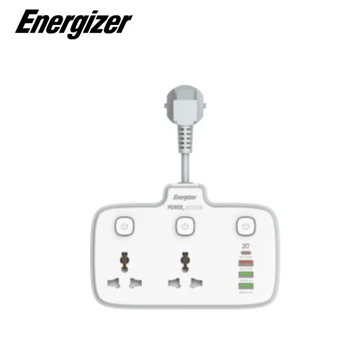 Ổ cắm điện Energiner đa năng 2AC kèm 3USB-A và 1USB-C sạc nhanh 