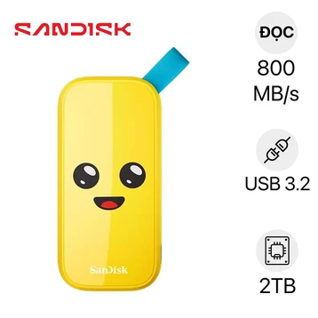 Ổ cứng di động SanDisk Fortnite Peely Edition SDSSDE30-2T00-G25F 2TB