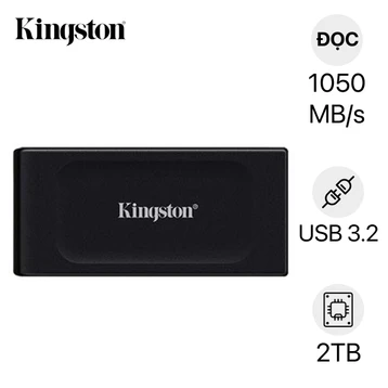 Ổ cứng di động SSD Kingston XS1000 USB 3.2 Gen 2 2TB