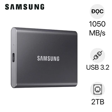 Ổ cứng di động SSD Samsung T7 Portable 2TB