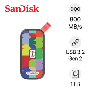 Ổ cứng di động SSD Sandisk Portable E30 1TB (Fifa Edition)