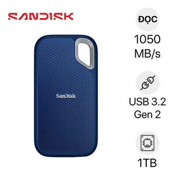 Ổ cứng di động SSD Sandisk E61 Extreme Portable Royal Blue 1TB