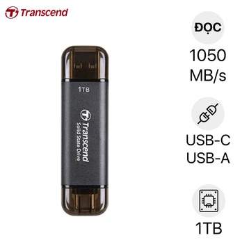 Ổ cứng di động SSD Transcend ESD310C 1050MB/s 1TB