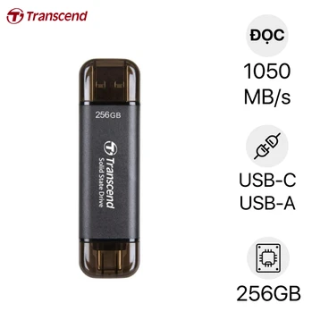 Ổ cứng di động SSD Transcend ESD310C 1050MB/s 256GB