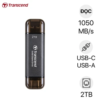 Ổ cứng di động SSD Transcend ESD310C 1050MB/s 2TB