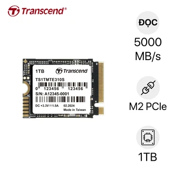Ổ cứng SSD Transcend MTE310S M.2 2230 PCIE Gen 4x4 (R 5000/W 3500) 1TB
