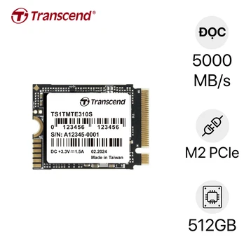 Ổ cứng SSD Transcend MTE310S M.2 2230 PCIE Gen 4x4 (R 5000/W 3500) 512GB