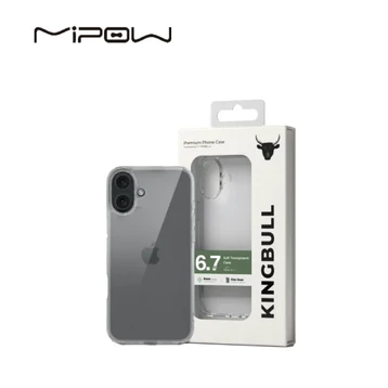 Ốp lưng iPhone 16 Plus Mipow Soft Transparent