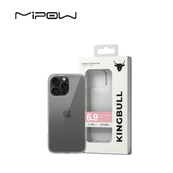 Ốp lưng iPhone 16 Pro Max Mipow Soft Transparent