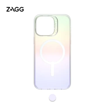 Ốp lưng iPhone 13/14 Zagg Matte Iridescent hỗ trợ sạc MagSafe