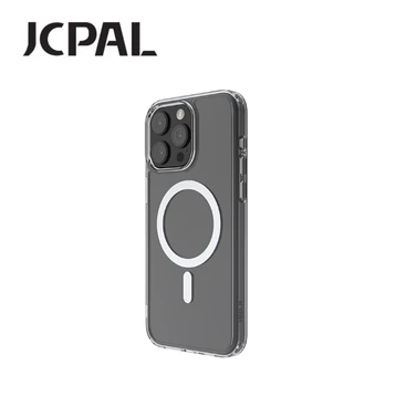 Ốp lưng iPhone 15 Pro JCPal DualPro with Magsafe Clear
