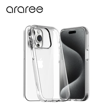 Ốp lưng iPhone 15 Pro Max Araree Duple Clear