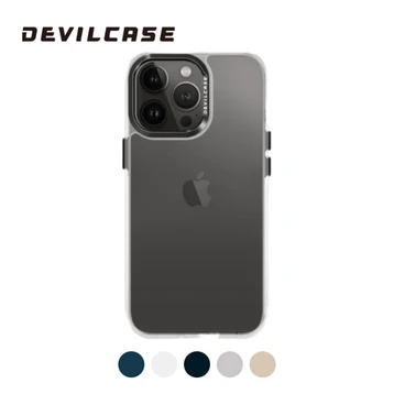 Ốp lưng iPhone 15 Pro Max Devilcase Bản tiêu chuẩn trong suốt Viền camera