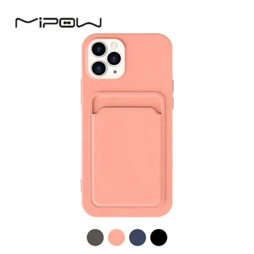 Ốp lưng iPhone 15 Pro Max Mipow Card Holder Tpu & Pu Leather