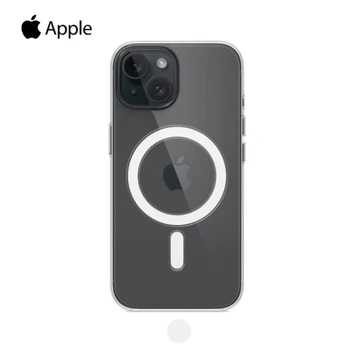 Ốp lưng iPhone 15 Plus Silicone Trong Suốt Hỗ Trợ Sạc Magsafe