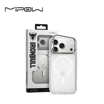 Ốp lưng iPhone 18 Pro Max/17 Pro Max Mipow Tempered Glass StandX with Magsafe Transparent