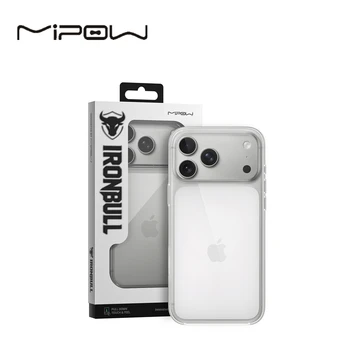 Ốp lưng iPhone 18 Pro Max/17 Pro Max Mipow Tempered Glass Transparent