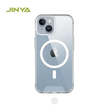 Ốp lưng iPhone 15 Jinya hỗ trợ sạc Magsafe Clear
