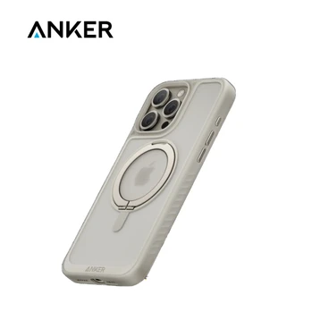 Ốp lưng iPhone 16 Pro Max Anker With Magsafe And Ring Stand Titanium Golden