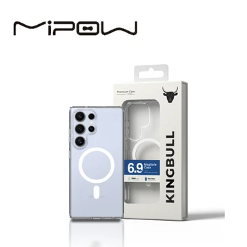 Ốp lưng Samsung Galaxy S25 Ultra Mipow Tempered Transparent With Magsafe