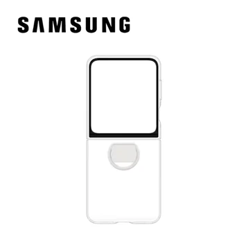 Ốp lưng Samsung Galaxy Z Flip 6 kèm vòng đeo-Trong suốt