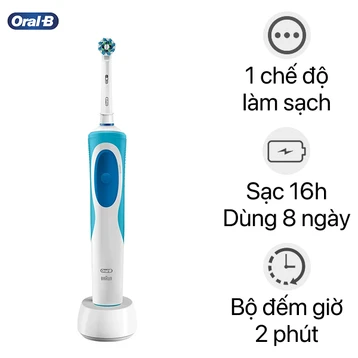 Bàn chải điện Oral-B Vitality Crossaction Blue D12.513