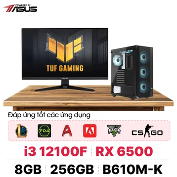 PC CPS X ASUS Gaming Intel i3 Gen 12 Kèm màn hình