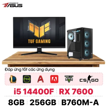 PC CPS X ASUS Gaming Intel i5 Gen 14 Kèm màn hình