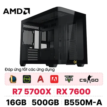 PC CPS Creator Pro 570 AMD Ryzen 7 5700X / RX 7600