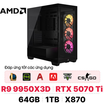 PC CPS Creator Ultra AI A950 AMD Ryzen 9 9950X3D / RTX 5070 Ti