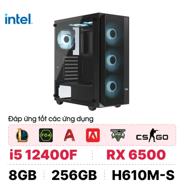 PC CPS Đồ Hoạ D01 i5 12400F / 8GB - 256GB / RX 6500