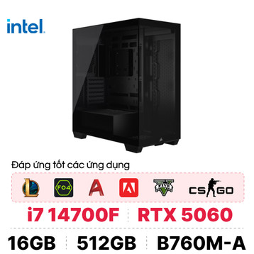 PC CPS Đồ Hoạ D04 i7 14700F / 16GB - 512GB / RTX 5060