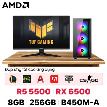 PC CPS Gaming AMD R565 kèm màn hình