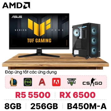PC CPS Gaming AMD R565 kèm màn hình