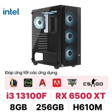 PC CPS Gaming G01 i3 13100F / 8GB - 256GB / RX 6500 XT