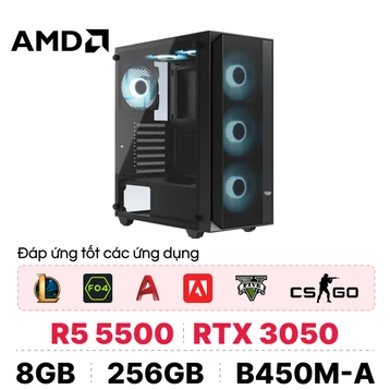 PC CPS Gaming G10 R5 5500 / 8GB - 256GB / RTX 3050